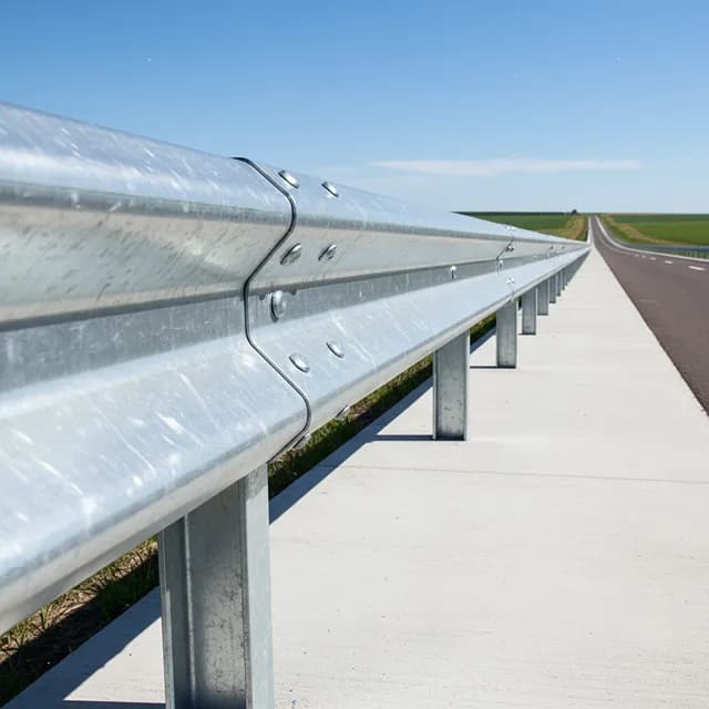 W Beam Crash Barriers