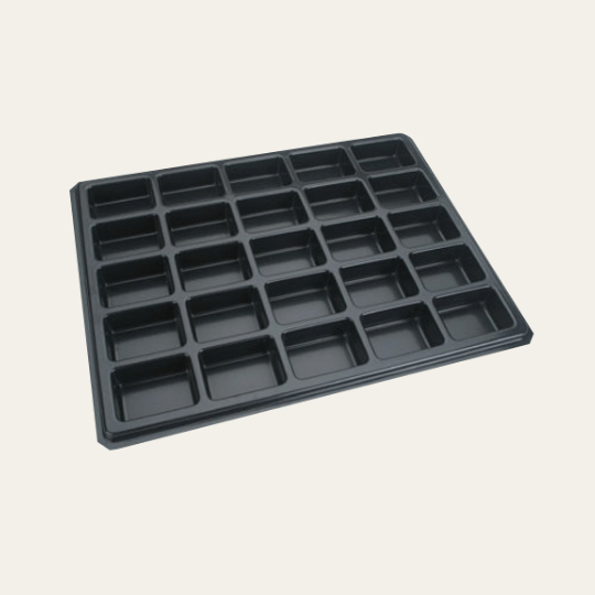 Vacuumformed trays
